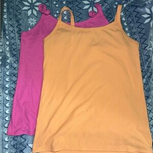 No Boundaries Pink and Orange Camisoles
